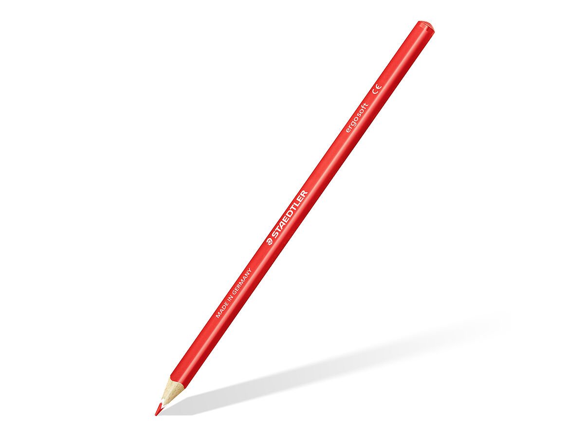 Staedtler crayon de couleur ergosoft, triangulaire, blanc 157-0