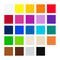 Colour Pack 'Basic Colours' in astuccio con 24 mezzi panetti (colori assortiti), istruzioni