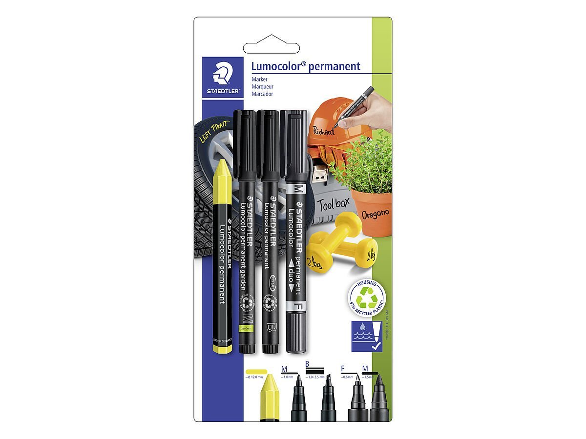 MARQUEUR PERMANANT STAEDTLER 350-9 NOIR