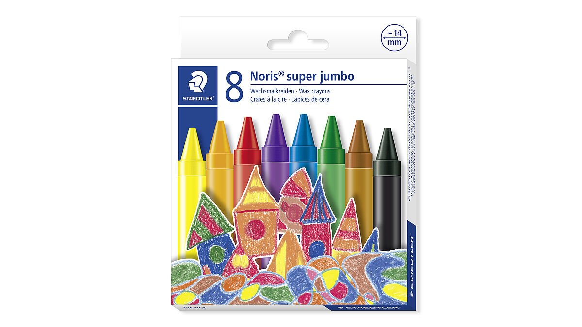 Super Jumbo Wax Crayons 8 Pack, Colouring Pencils & Crayons, Hobbies &  Crafts, Stationery & Newsagent, Household