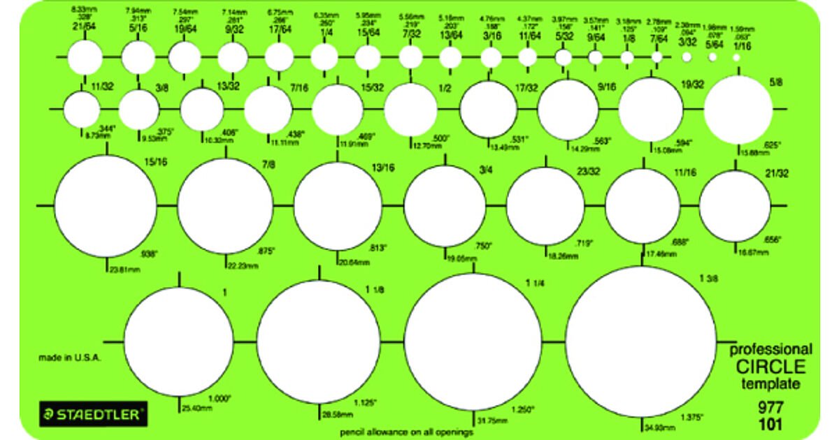 STAEDTLER® 977 1 - Template imperial | STAEDTLER