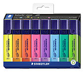 Carton box containing 8 Textsurfer classic in assorted colours