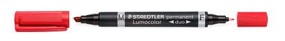 Lumocolor® permanent duo 348 - Marcador permanente de duas pontas redondas