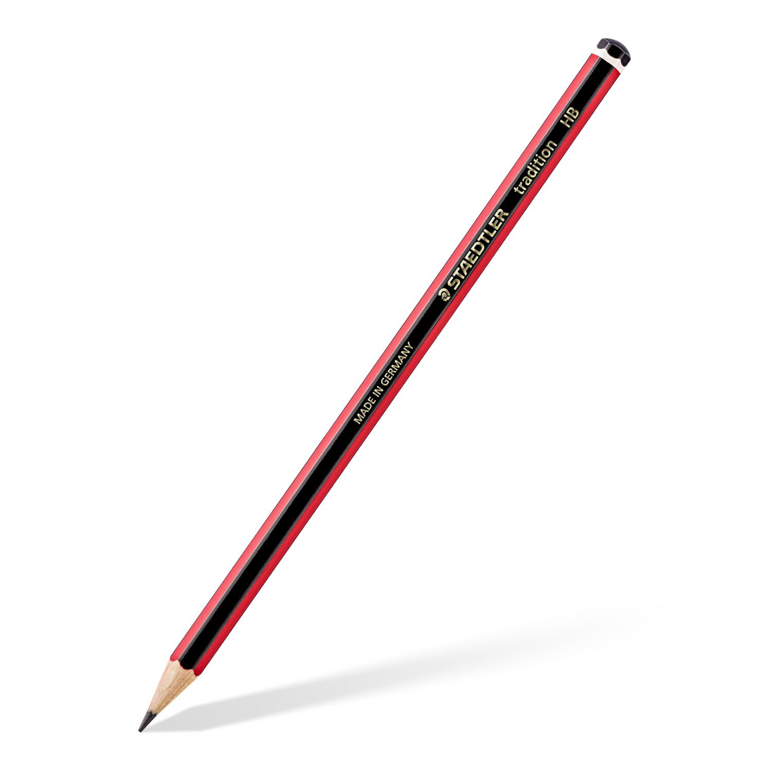 STAEDTLER 110-2H Tradition Graphite Pencil for Drawing & Sketching - 2H  (Box of 12), Black