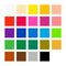 Kartonetui mit 24 Soft-Pastellkreiden in sortierten Farben