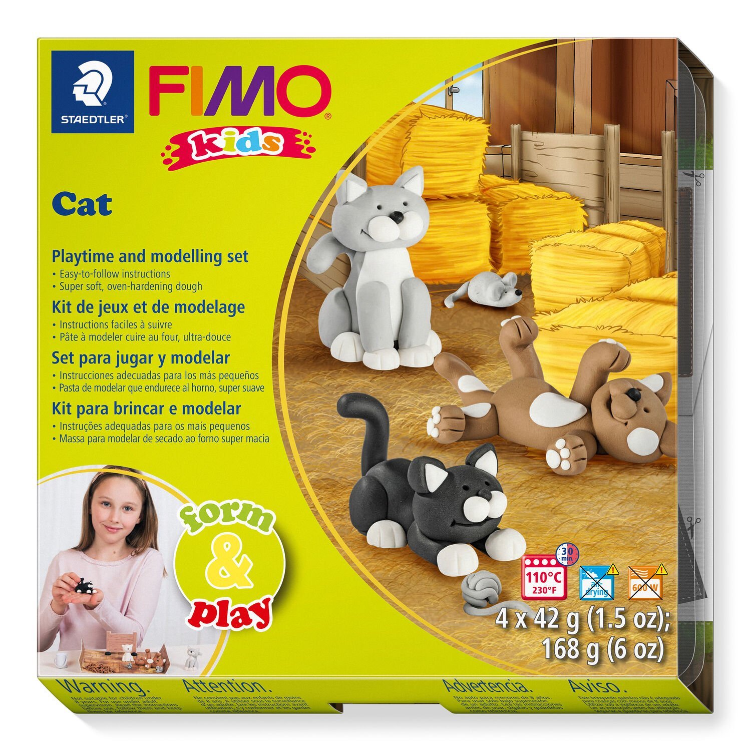 FIMO® kids 8034 - Pains pâte à modeler à durcir au four