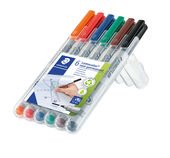 Lumocolor® non-permanent pen 315 STAEDTLER box containing 6 Lumocolor non-permanent in assorted colours