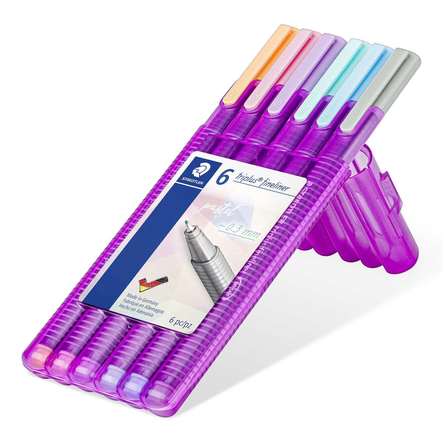 Staedtler Triplus Fineliners Various Packs Gift Sets of 6 Fine Line Pens  Tropical, Office, Blossom, Sepia, Ocean, Teacher Stationery -  Denmark