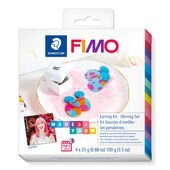 FIMO Soft Basic Set 9 x 25g Blocks Varnish,Tool,Mat 