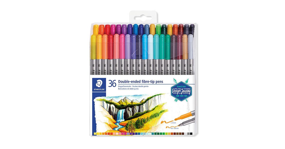 STAEDTLER® 3200 - Double-ended fibre-tip pen | STAEDTLER